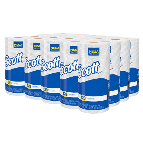 Scott® Kitchen Roll Towels 11in x 8.78in, 128 Sheets